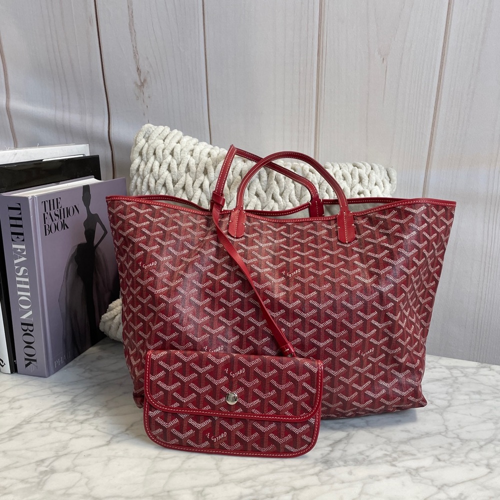 Goyard  Goyardine Saint Louis PM Red